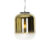 Design hanglamp zwart met goud glas – Bliss