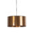 Design hanglamp zwart met koperen kap 50 cm – Pendel