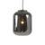 Design hanglamp zwart met smoke glas – Bliss