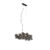 Design hanglamp zwart met smoke glas 8-lichts – Uvas