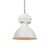 Industriële hanglamp klein mat wit – Sicko