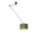 Hanglamp met velours kap groen met goud 35 cm – Blitz I zwart