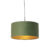 Hanglamp met velours kap groen met goud 50 cm – Combi