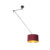 Hanglamp met velours kap rood met goud 35 cm – Blitz I zwart