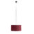 Hanglamp met velours kap rood met goud 50 cm – Combi