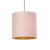 Hanglamp met velours kap roze met goud 40 cm – Combi