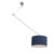 Hanglamp staal met kap 35 cm blauw verstelbaar – Blitz I