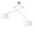 Hanglamp staal met kap 35 cm wit verstelbaar – Blitz II