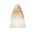 Landelijke hanglamp bamboe en wit – Bamboo