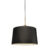 Moderne hanglamp brons met kap 45 cm zwart – Combi 1