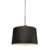 Moderne hanglamp staal met kap 45 cm zwart – Combi 1