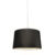 Moderne hanglamp wit met kap 45 cm zwart – Combi 1