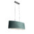 Moderne hanglamp zwart met kap groen 2-lichts – Tanbor