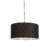 Moderne hanglamp zwart met zwarte kap 50 cm – Combi 1