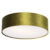 Moderne plafondlamp groen 40 cm met gouden binnenkant – Drum