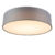 Plafondlamp grijs 40 cm incl. LED – Drum LED