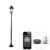 Smart staande buitenlamp zwart incl. Wifi ST64 – New Orleans