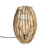 Landelijke tafellamp bamboe met wit – Canna Capsule
