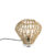 Landelijke tafellamp bamboe met wit – Canna Diamond