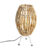 Landelijke tafellamp tripod bamboe met wit – Canna Capsule