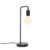 Moderne zwarte tafellamp met usb – Facil