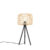 Oosterse tafellamp tripod rotan – Maud