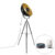 Industriële smart vloerlamp zwart tripod incl. WiFi A60 – Magna 50 Eglip