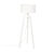 Vloerlamp tripod wit hout met witte kap 50 cm – Puros