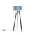 Vloerlamp tripod zwart met kap vlinder dessin 50 cm – Puros