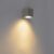 Moderne wandlamp donkergrijs IP44 – Baleno