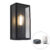 Smart buiten wandlamp zwart incl. WiFi ST64 IP44 – Rotterdam