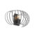 Design wandlamp zwart 39 cm – Johanna