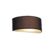 Landelijke wandlamp half rond zwart – Drum